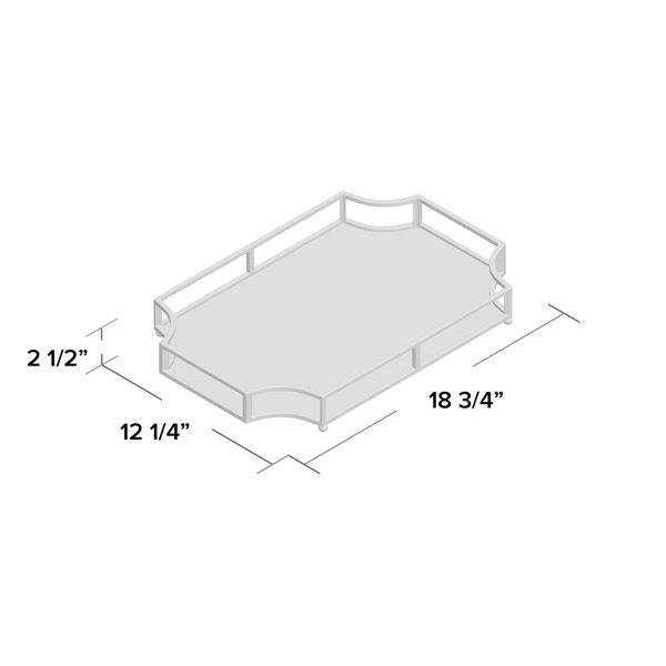 Greyleigh™ Aayush Vanity Tray & Reviews Wayfair